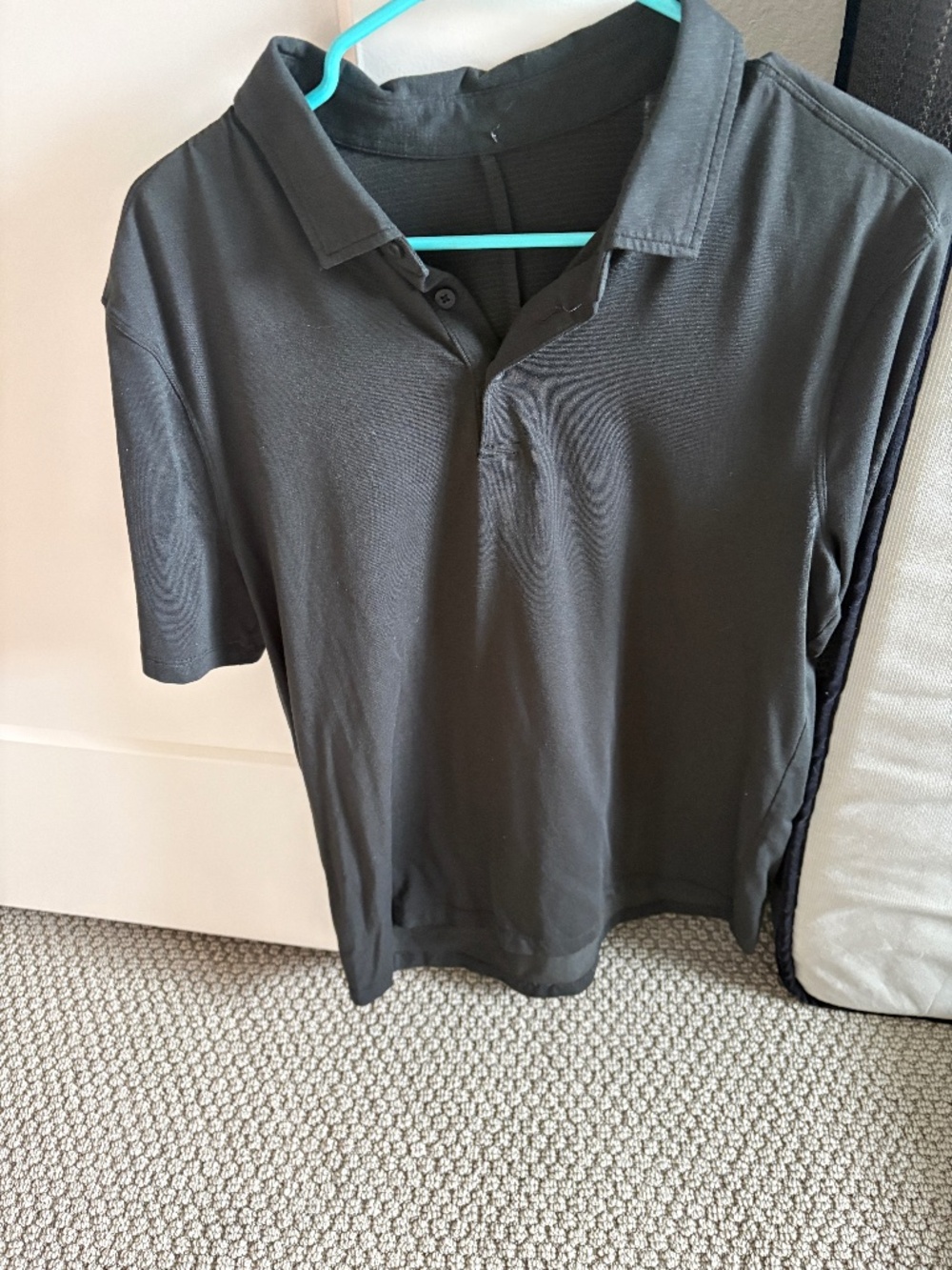 Lululemon Black Performance Polo